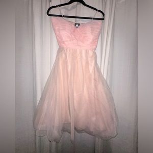 EUC bHLDN blush tulle bridesmaid / event dress